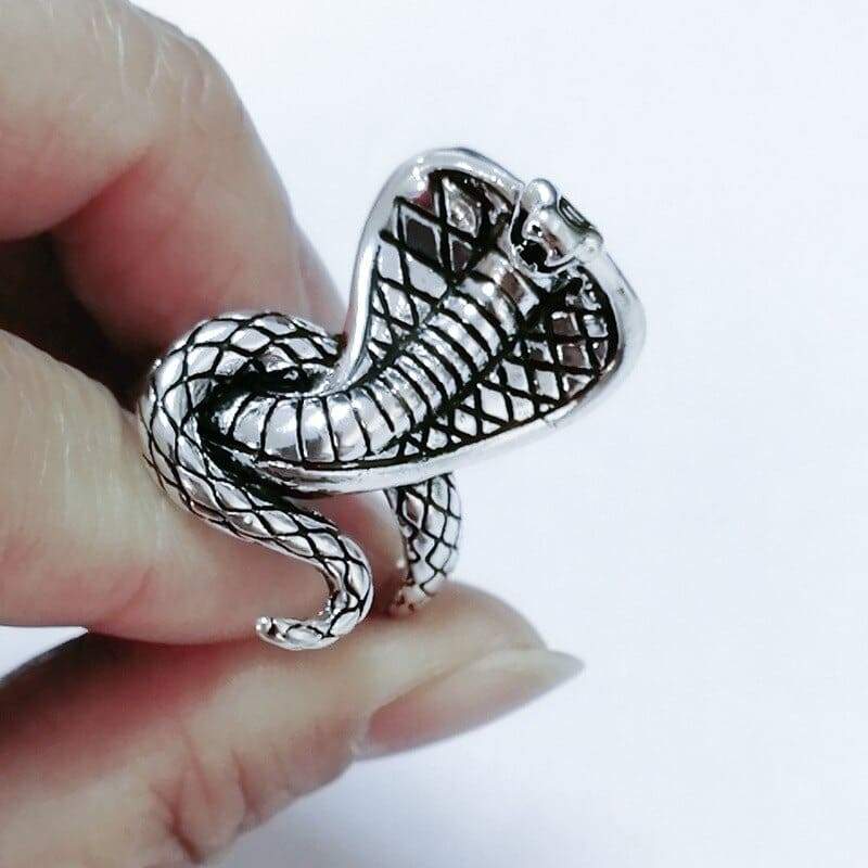 Bague Cobra acier