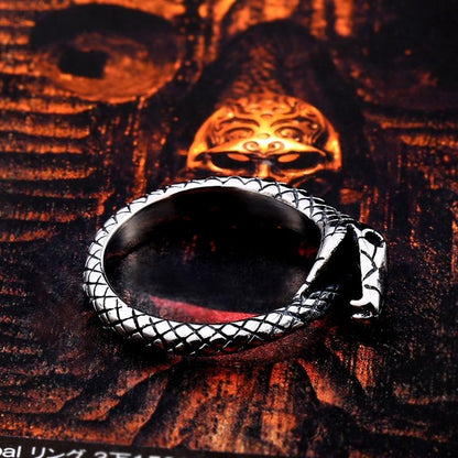 Bague Serpent Ouroboros