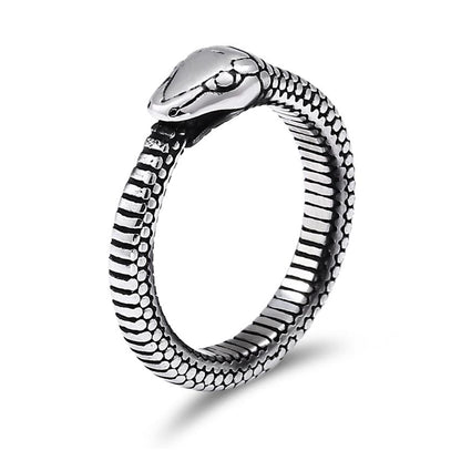 Bague Serpent Ouroboros Homme