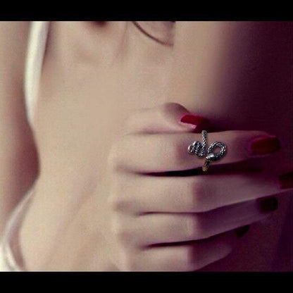 Bague Serpent femme Ancien en Argent
