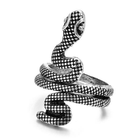 Bague Serpent Corail