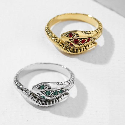 Bague Serpent Design Argenté