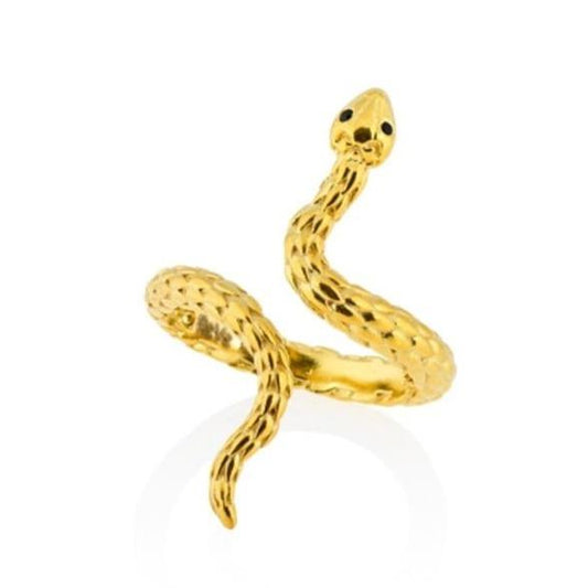 Bague petit Serpent doré (Argent)