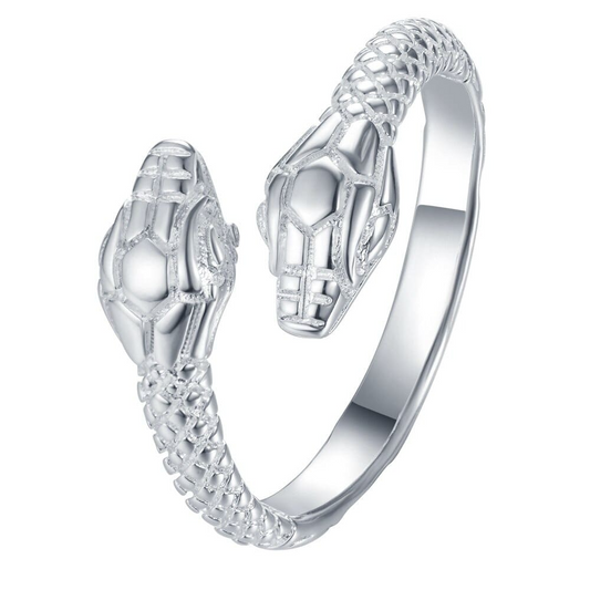 Bague Serpent Double
