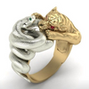 Bague Serpent Léopard