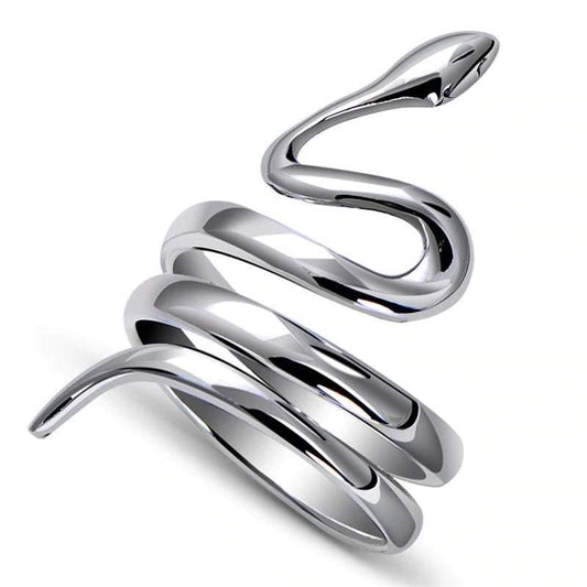 Bague Serpent Luxe (Argent)