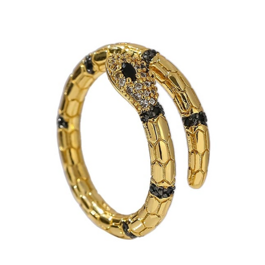 Bague Serpent Or 