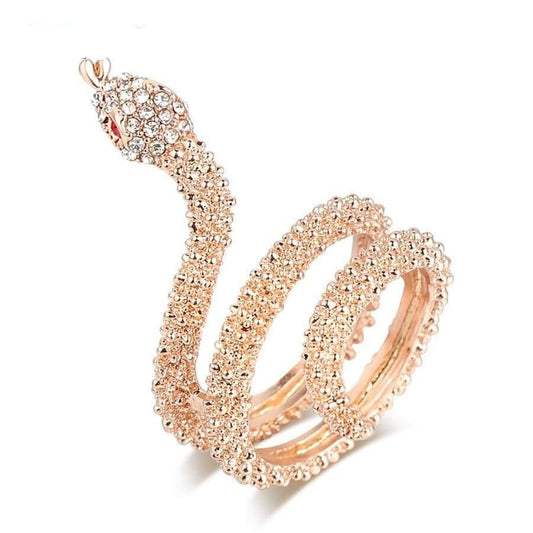 Bague Serpent Or Rose