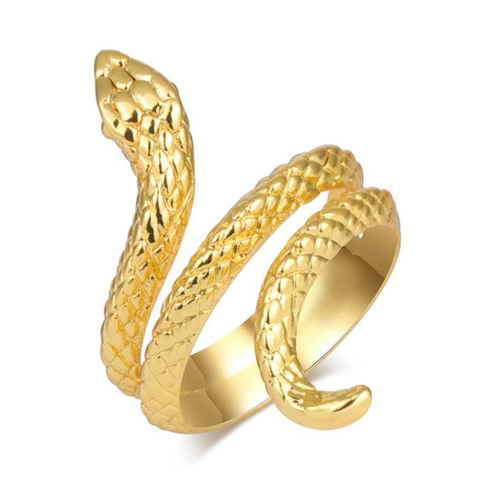 Bague Serpent Plaqué Or