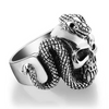 Bague Serpent Tête de Mort