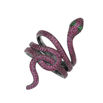 Bague Serpent Violet Femme