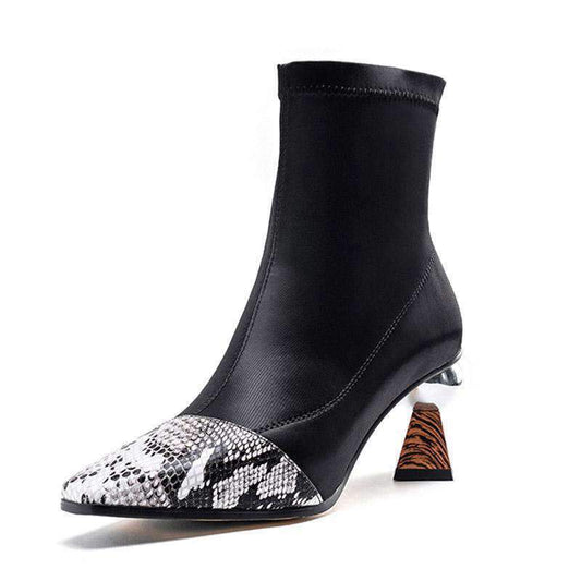 Bottines à Talon Serpent