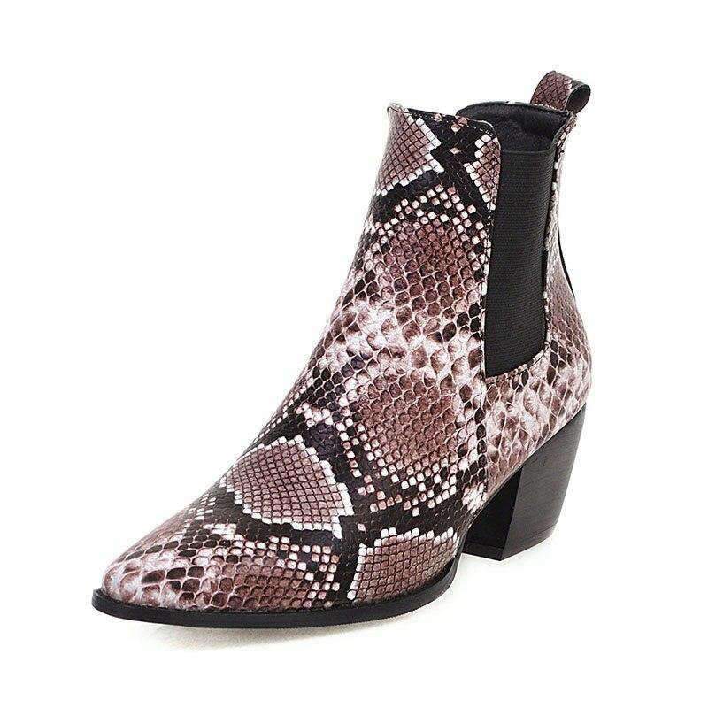 Bottines Chelsea Serpent femme