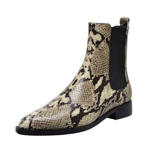 Bottines Serpent Chelsea Cuir