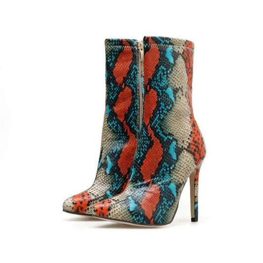 Bottines Serpent Multicolore