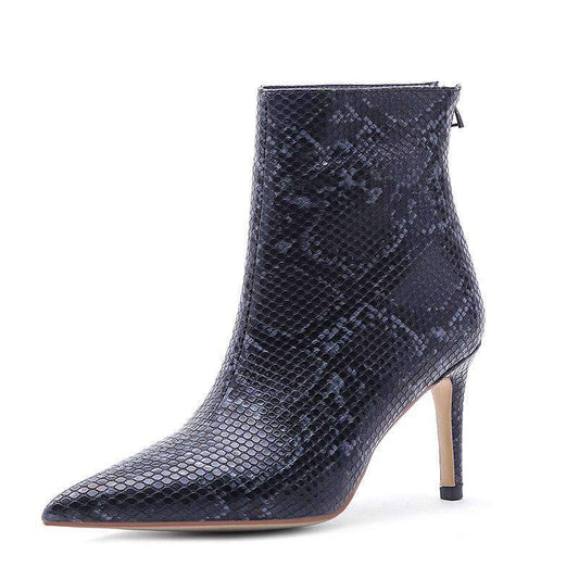Bottines Serpent Noir