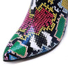 Bottines Serpent Multicolore
