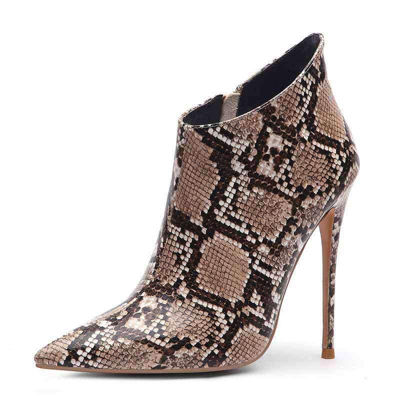 Bottines Talons Serpent