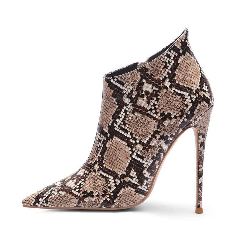 Bottines Talons python 