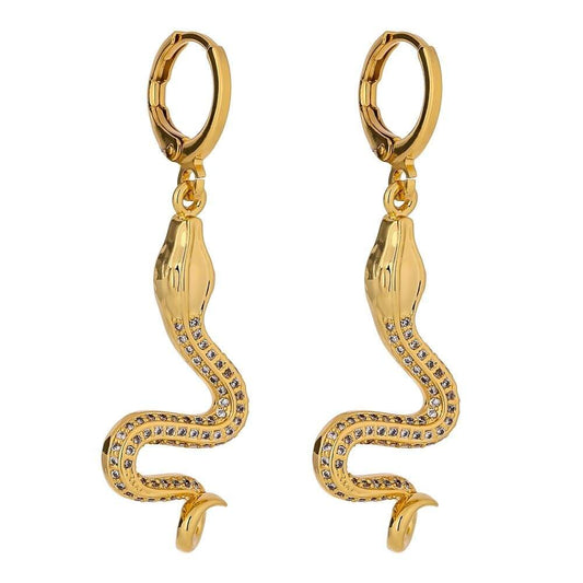 Boucles d'Oreilles Serpent Design