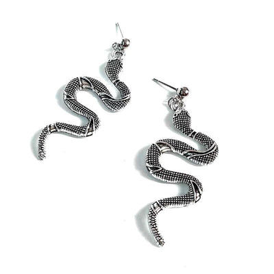 Boucles d'Oreilles Serpent acier