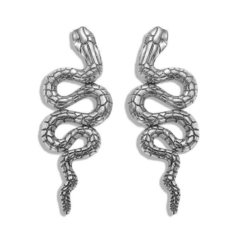 Boucles d'Oreilles Serpent Vintage