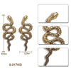Boucles d'Oreilles Serpent Vintage Or