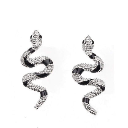 Boucles d'Oreilles Serpent Fantaisie 