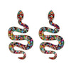 Boucles d'Oreilles Serpent Multicolore