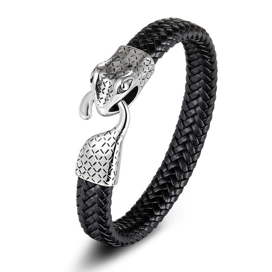 Bracelet Serpent Cuir
