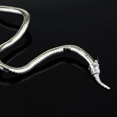 Bracelet Manchette Serpent enroulé