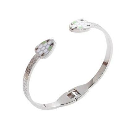 Bracelet Serpent Design Argent