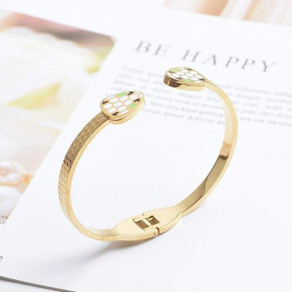 Bracelet Serpent Design Or