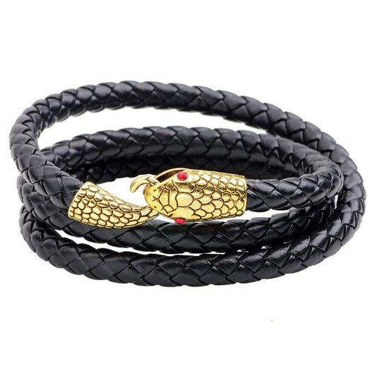Bracelet Serpent Enroulé 