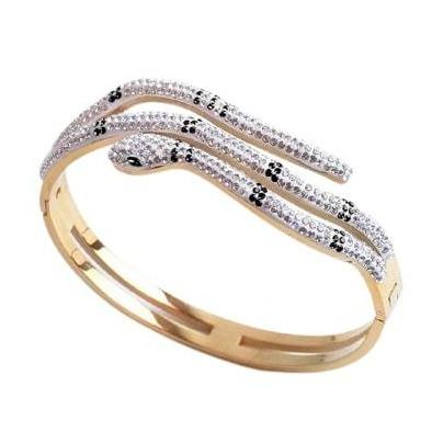 Bracelet Serpent Femme Or