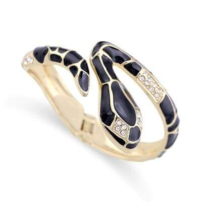 Bracelet Serpent Noir pour femme