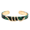 Bracelet Serpent Vert