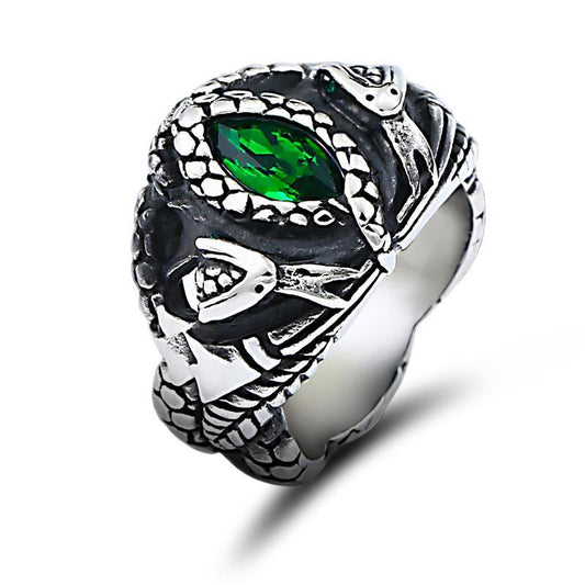 Bague Viking Vert