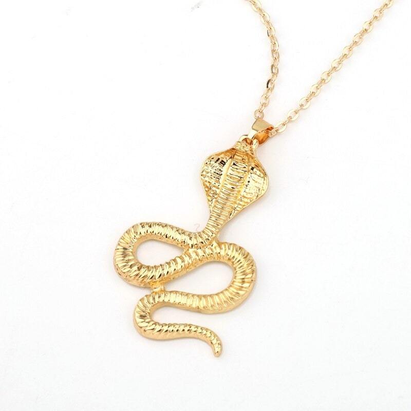 Collier Cobra doré