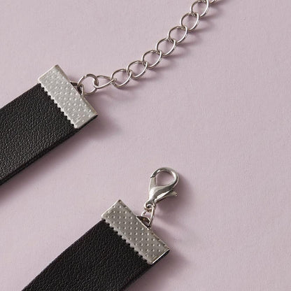 Collier Serpent Cuir PU