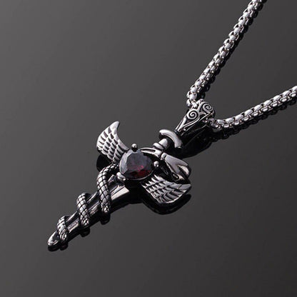 Collier Serpent Épée