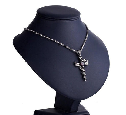 Collier acier Épée