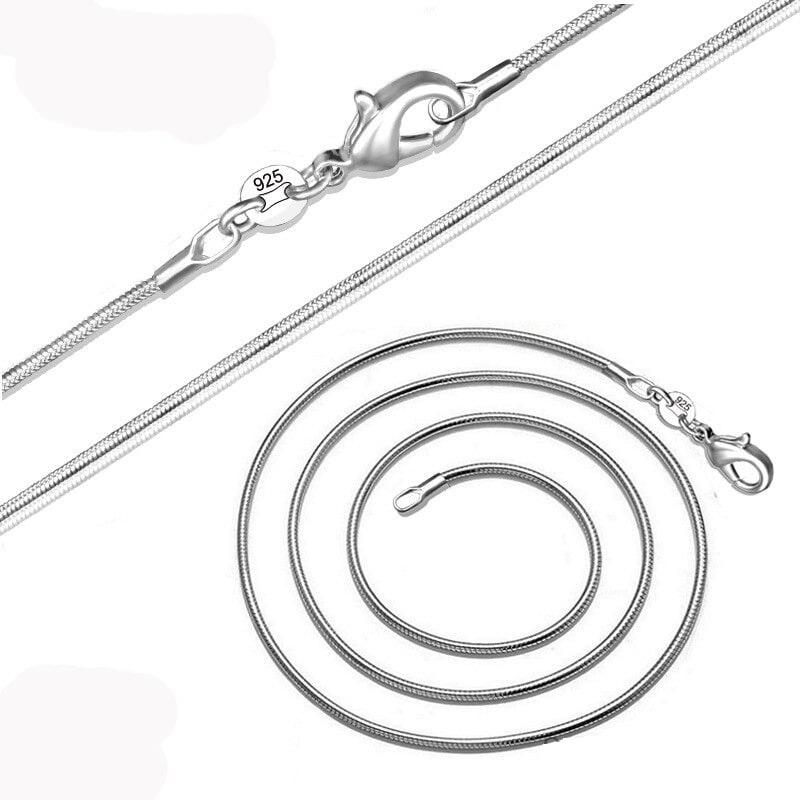 Collier Serpent Maille Fin