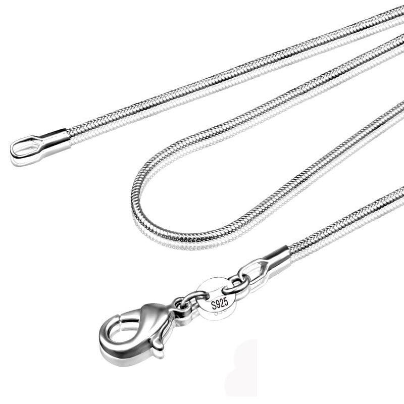 Collier Serpent Maille Fin argent