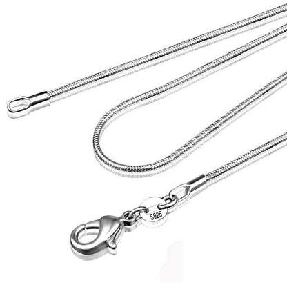 Collier Serpent Maille Fin argent