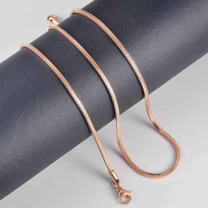 Collier Maille Or Rose