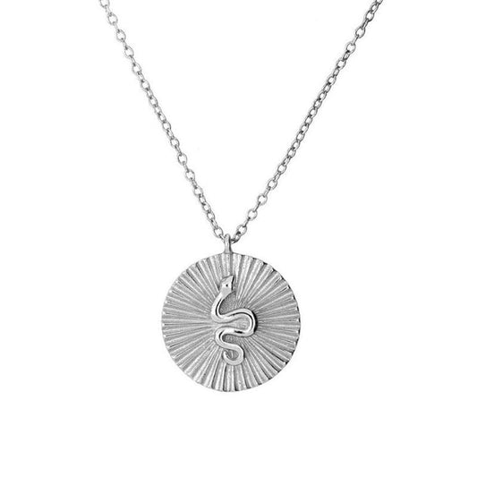 Collier Médaille Plaqué Argent