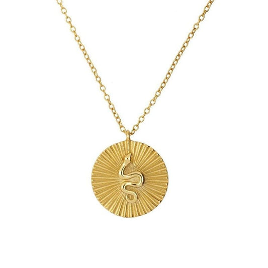 Collier Médaille Plaqué Or