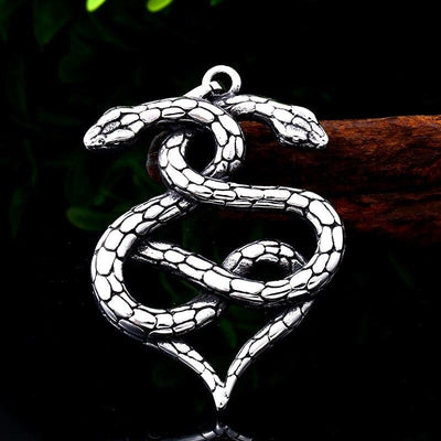 pendentif Serpent Duo