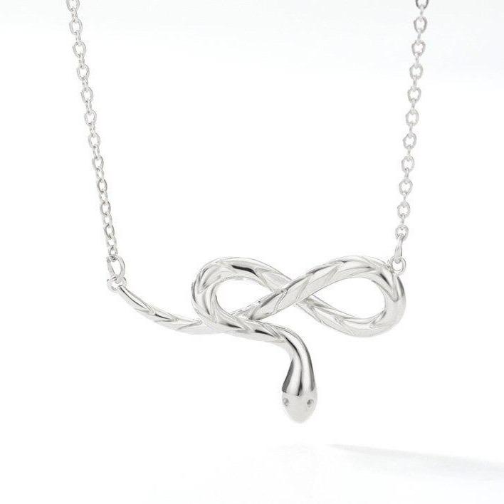 Collier Serpent en Acier 